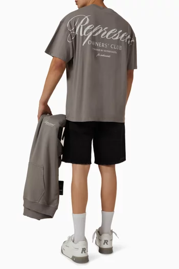 Owners Club Script T-shirt in Cotton