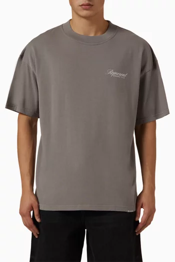Owners Club Script T-shirt in Cotton