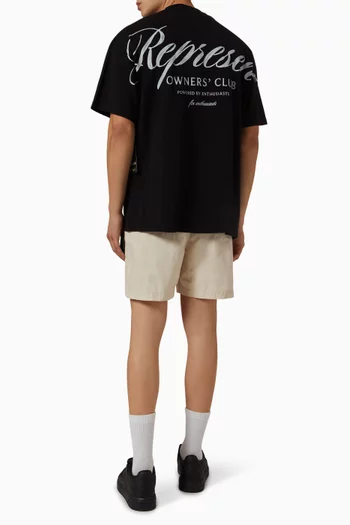Owners Club Script T-shirt in Cotton