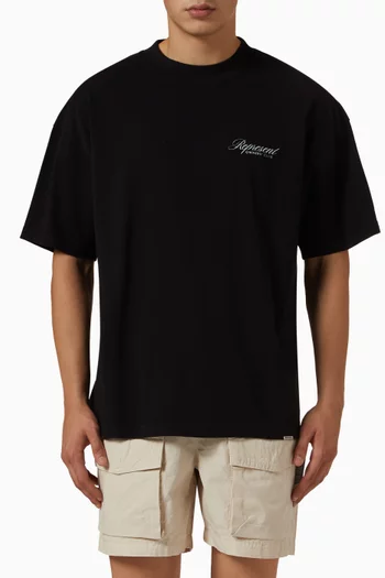 Owners Club Script T-shirt in Cotton