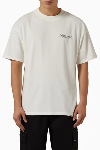 Owners Club Script T-shirt in Cotton