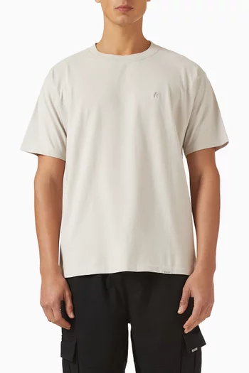 Metal Initial R T-shirt in Cotton