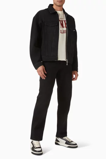 بنطال جينز آر 2 بقصة ساق مستقيمة دينم