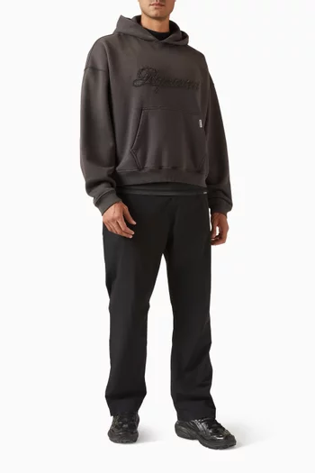 Rep Reverse Applique Hoodie in Cotton-fleece