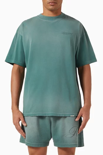 Owners’ Club Script T-shirt in Cotton