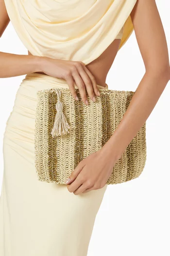 Lumi Clutch in Paper Yarn