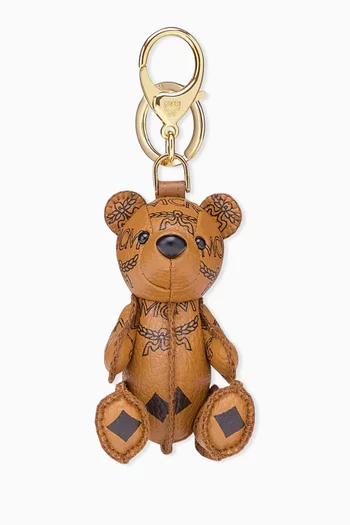 Park Bear Charm in Visetos Canvas