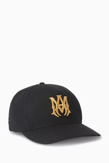 MA Embroidered Baseball Cap in Canvas