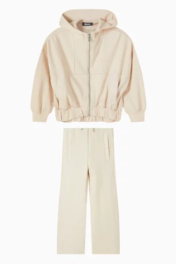 Elastic Waistband Wide-leg Pants