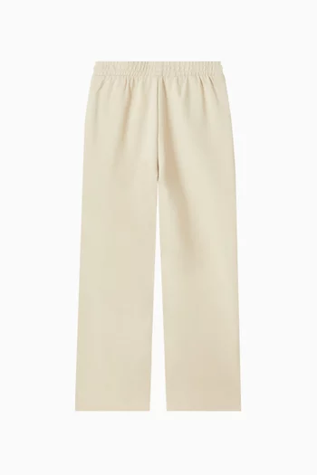 Elastic Waistband Wide-leg Pants