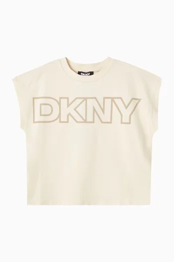 Illustration Logo T-shirt in Jersey