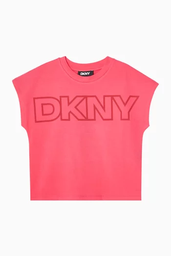Illustration Logo T-shirt in Jersey