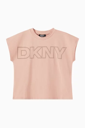 Illustration Logo T-shirt in Jersey