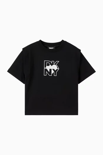 Logo-print T-shirt in Jersey