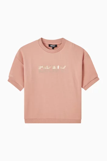 Rhinestone Strass Logo T-shirt