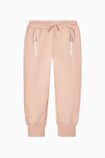 Elastic Zip Sweatpants