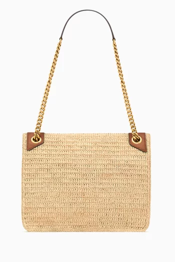 Medium Niki Bag in Raffia