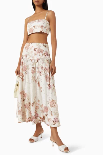 Diza Broderie Anglaise Bustier Top