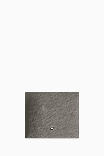 Sartorial Wallet 8cc in Saffiano-print Leather
