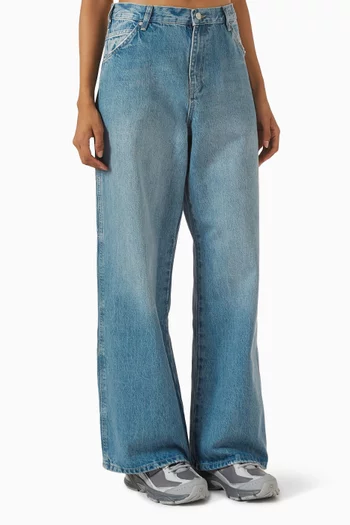 Skater Oversized Jeans in Denim