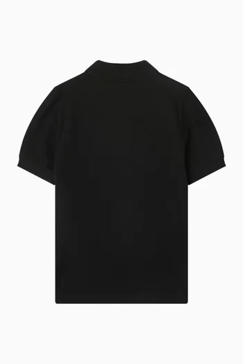 Logo-print Polo Shirt in Cotton-pique