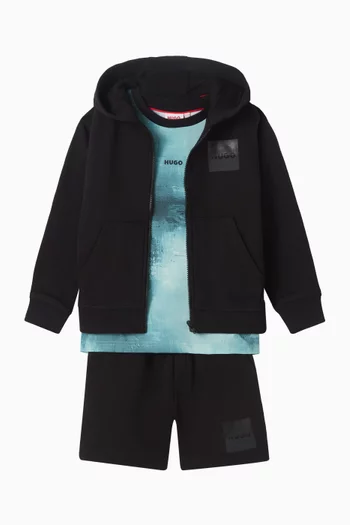 Logo Zip Hoodie