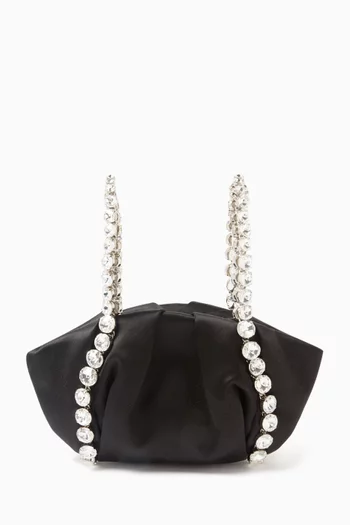 Swing Crystal-embellished Bag in Satin
