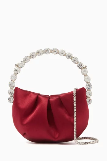 Micro Eternity Top-handle Bag in Satin
