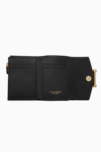 Mosaic Trifold Wallet in Lizard-embossed Leather