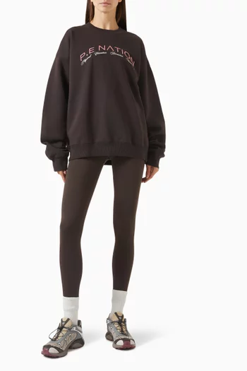Volume Sweatshirt in Cotton-fleece