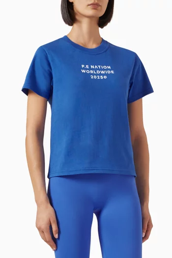 Compact T-shirt in Cotton