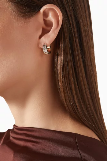 Mini Kwarlo Earrings in 18kt Gold-plated Metal