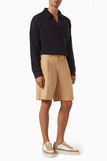 Atticus Open Neck Sweater in Alpaca-blend