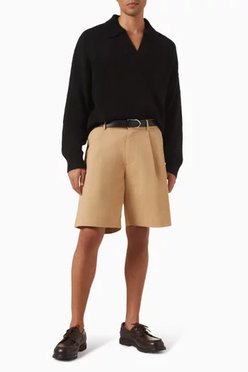 Atticus Open Neck Sweater in Alpaca-blend