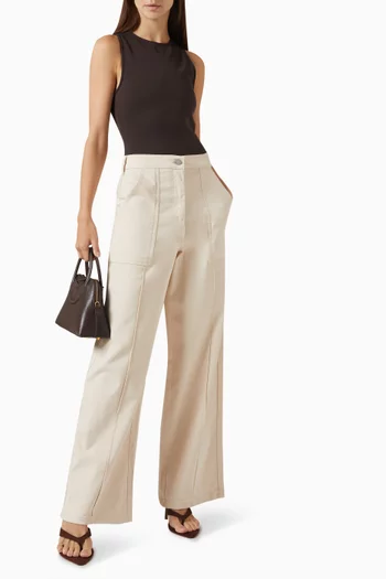Energy Wide-leg Pants in Denim