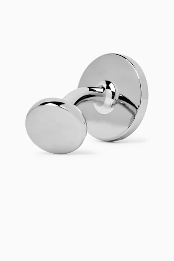 Logo Cufflinks in Polished Brass