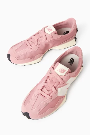 سنيكرز 327 جلد وقماش شبكي