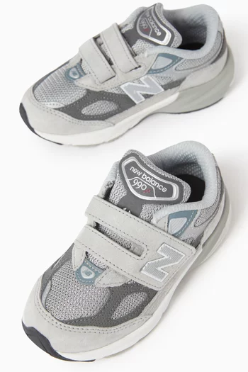 990v6 Hook-and-Loop Sneakers