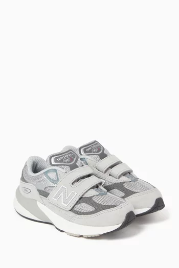 990v6 Hook-and-Loop Sneakers