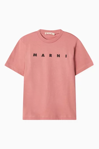 Logo-print T-shirt in Cotton-jersey