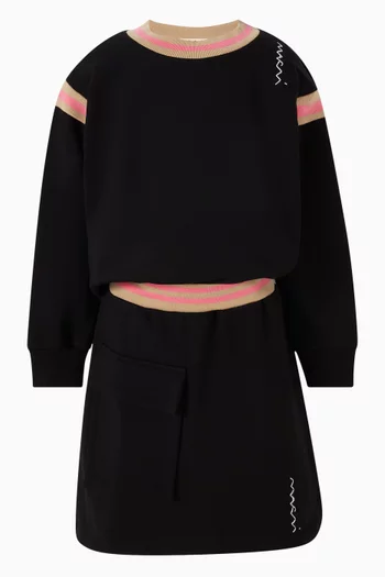 Logo Skirt in Cotton