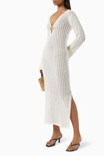 Godiva Midi Dress in Cotton
