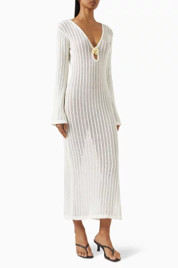 Godiva Midi Dress in Cotton