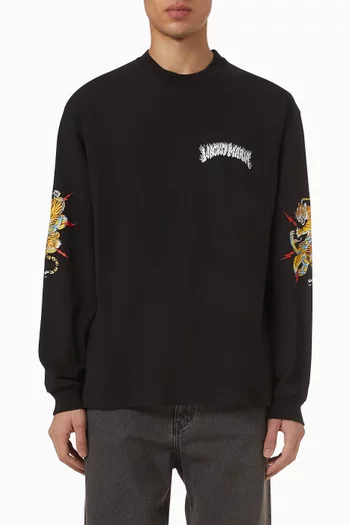 تي شيرت بلون باهت قطن واكو ماريا × تيم ليهي