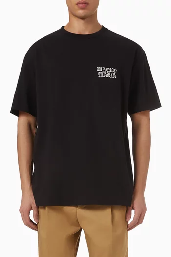 تي شيرت بلون باهت قطن واكو ماريا × تيم ليهي