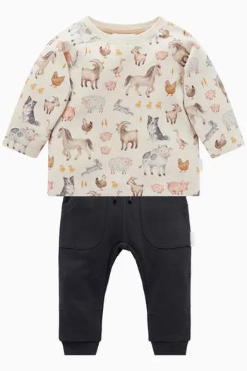 Slouchy Trackpants in Organic Cotton