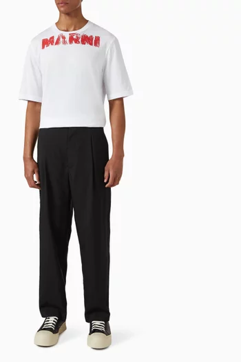 Monolith Logo T-shirt in Cotton Jersey