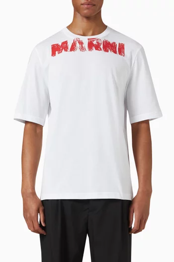 Monolith Logo T-shirt in Cotton Jersey
