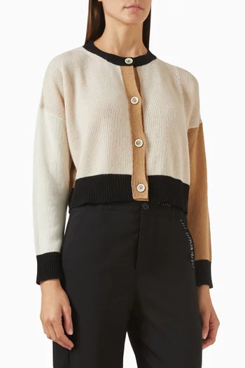 Crop Cardigan in Cashmere