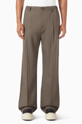 Wide-leg Pants in Wool